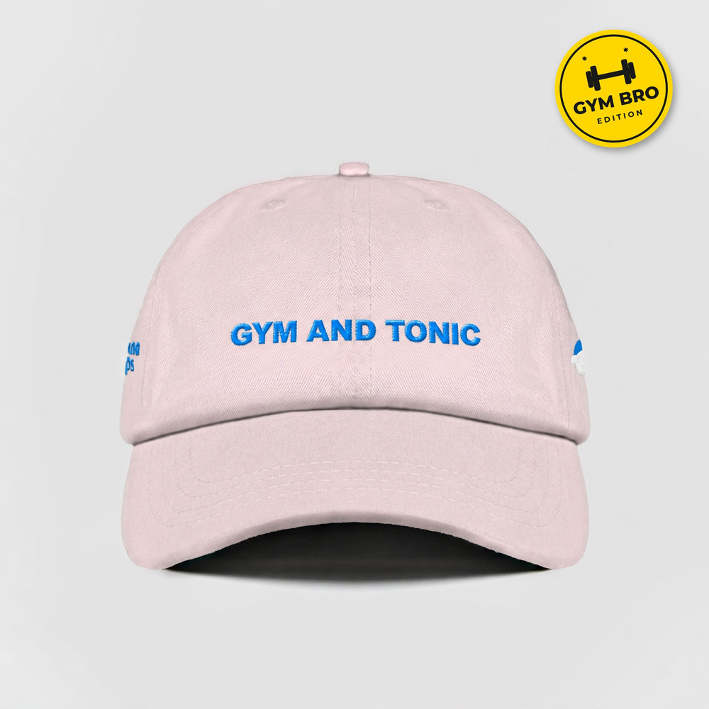 Cappellino Gym and Tonic rosa, fronte