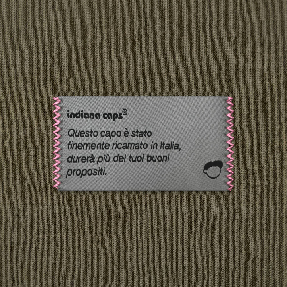 T-shirt Tonica come il gin Verde - zoom etichetta
