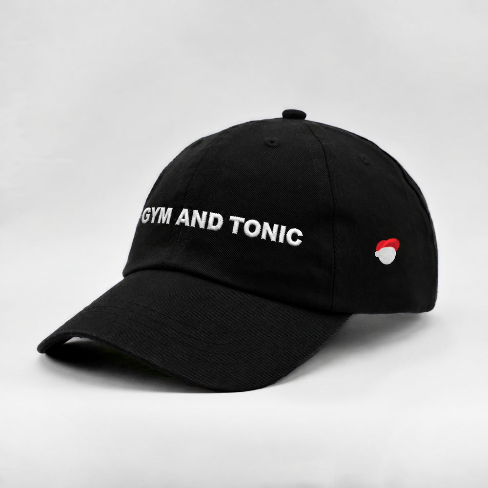 Cappellino Gym and Tonic nero, tre quarti sinistra