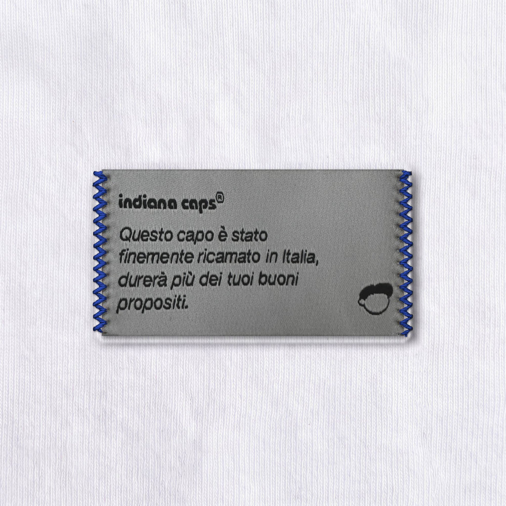 T-shirt your italian sex dream Bianco - zoom etichetta