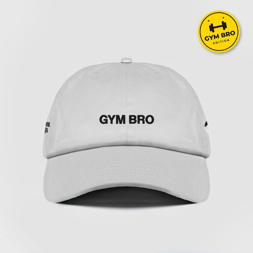 Cappellino GYM BRO Bianco - fronte