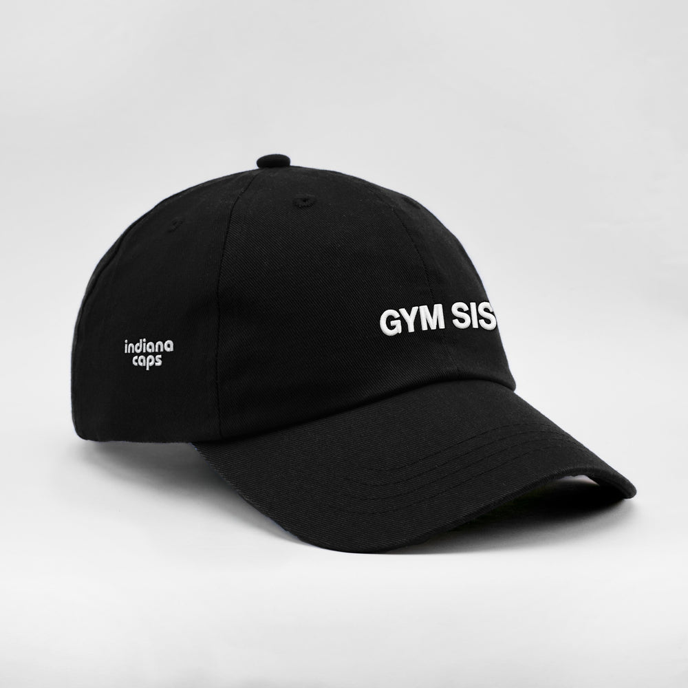 Cappellino GYM SIS Nero - tre quarti destra