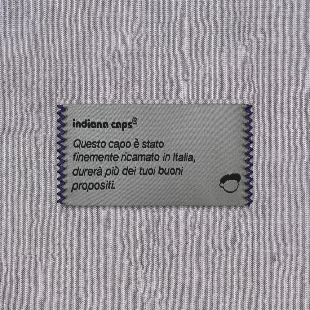 Hoodie Pausa Terea Grigio - dettaglio etichetta
