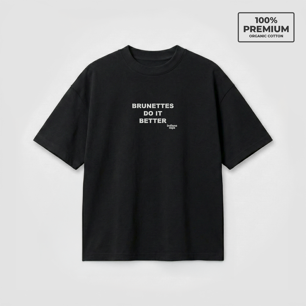 T-Shirt Oversize ''BRUNETTES DO IT BETTER''
