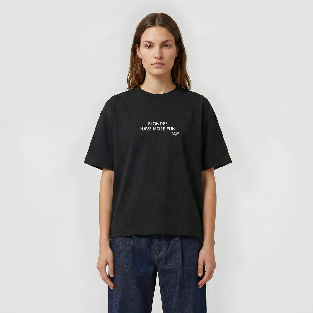 T-Shirt Oversize ''BLONDES HAVE MORE FUN''