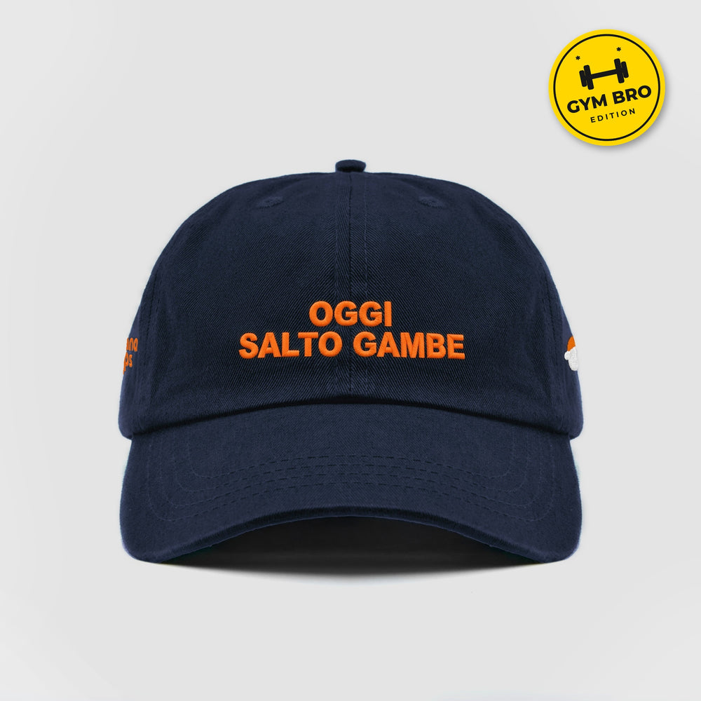Cappellino Oggi Salto Gambe blu, fronte