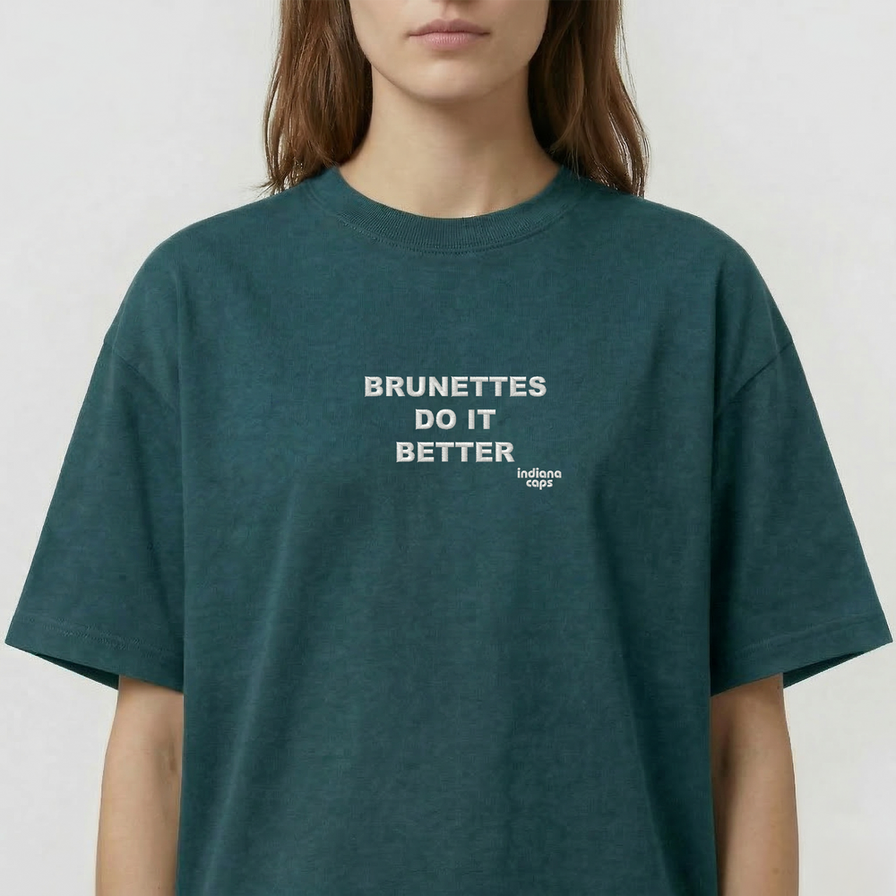 T-Shirt Oversize ''BRUNETTES DO IT BETTER''