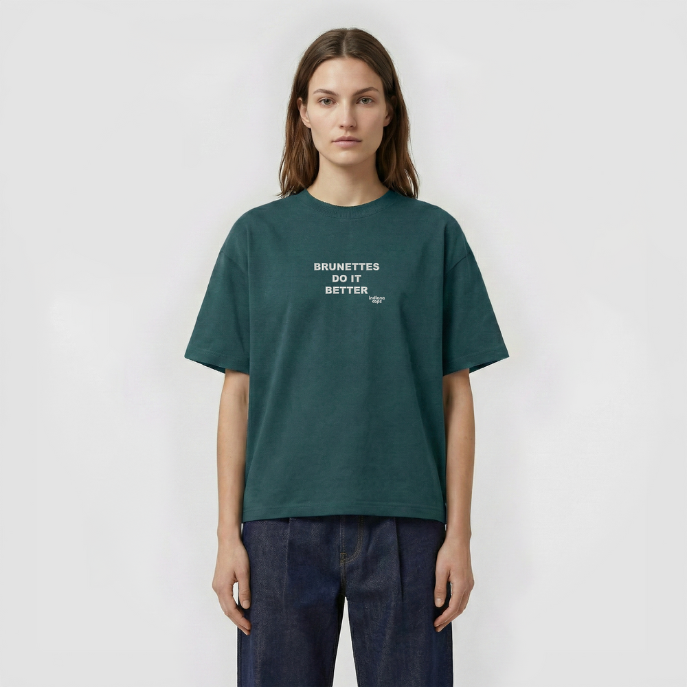 T-Shirt Oversize ''BRUNETTES DO IT BETTER''