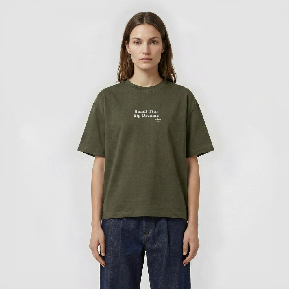 T-Shirt Oversize "Small Tits Big Dreams"